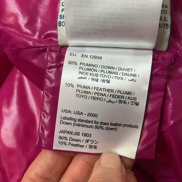 Moncler women’s Bady Giubbotto down puffer winter coat jacket pink hood  1 (XS) - Picture 10 of 16